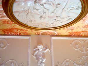 The room with this creepy-ass shit directly above the bed.