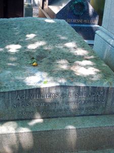 Back to graves. Jean-Marie-Mathias-Philippe-Auguste, comte de Villiers de l'Isle-Adam, author of The Future Eve.